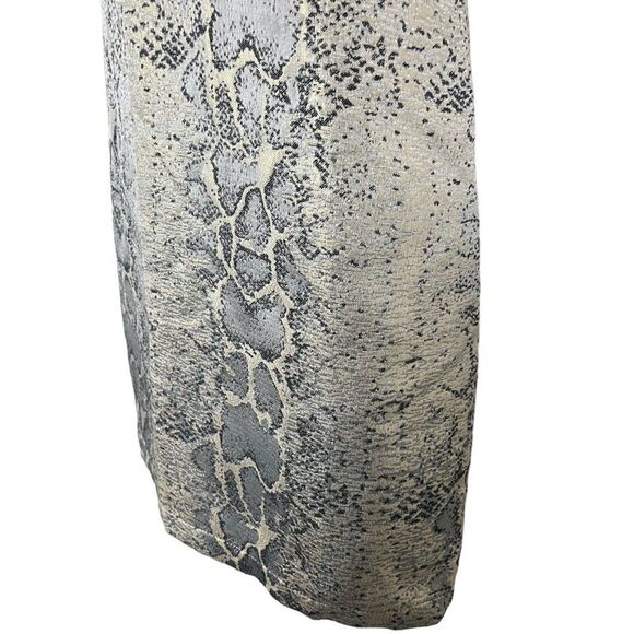 Sancturary Clothing Womens Snakeskin Reptile Metallic Mini Cocktail Dress sz M - Picture 10 of 16